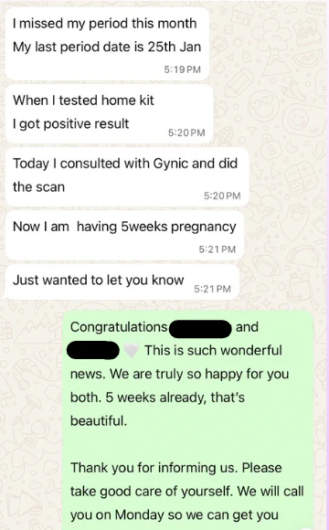 Conceived in 46 days — Endometriosis + Failed IUI