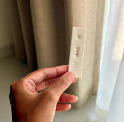 Positive pregnancy test